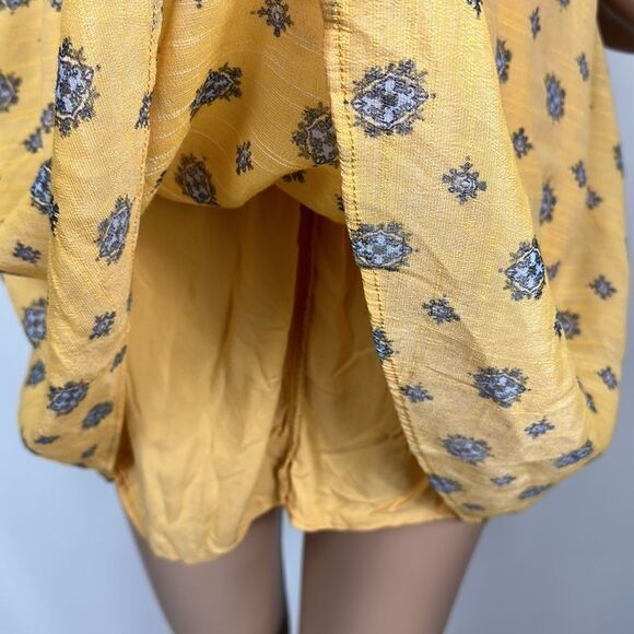Kimchi Blue Urban Outfitters Yellow Spaghetti Straps Mini Swing Dress Size XS - Picture 6 of 10